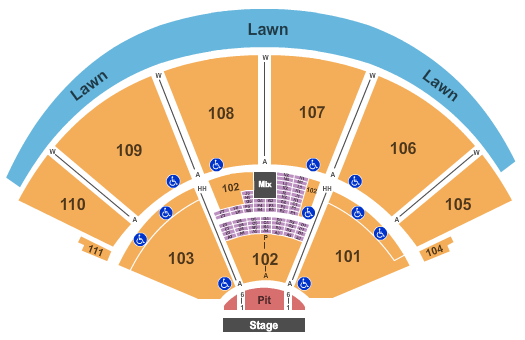 Cynthia Woods Mitchell Pavilion Hilary Duff Seating Chart